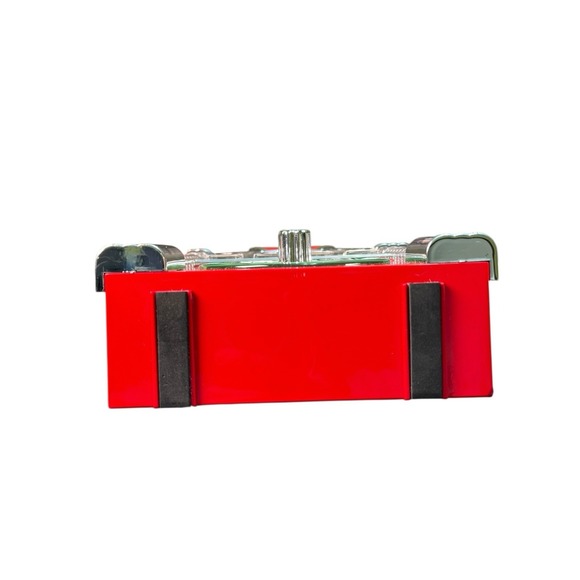 Retro Christmas Jukebox Music Box Lights Up Plays 4 Songs Holiday Decor 7" - Picture 5 of 11